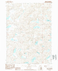 White Lake 1989 topographic map thumbnail