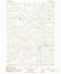 Whitman 1987 topographic map thumbnail
