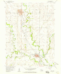 Wilber 1957 topographic map thumbnail