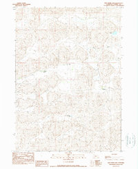 Wild Mare Lake 1990 topographic map thumbnail