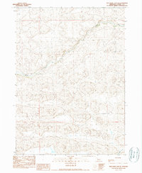 Wild Mare Lake SE 1990 topographic map thumbnail