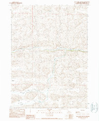 Wild Mare Lake SW 1990 topographic map preview