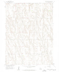 Wilsonville NE 1958 topographic map thumbnail