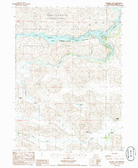 Windmill Lake 1985 topographic map thumbnail