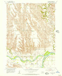Wolbach SW 1955 topographic map thumbnail