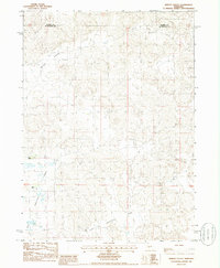 Wright Valley 1985 topographic map thumbnail