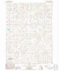 Young Valley 1986 topographic map thumbnail