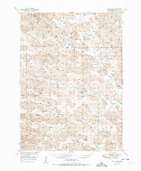 Bull Lake 1951 topographic map thumbnail