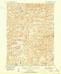 Carr Lake 1950 topographic map thumbnail