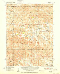 Cody Lake 1951 topographic map thumbnail