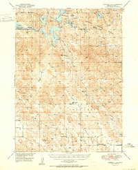 Crescent Lake 1950 topographic map thumbnail