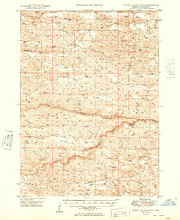 Dismal River Ranch 1949 topographic map thumbnail