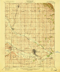 Falls City 1915 topographic map thumbnail