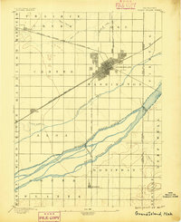 Grand Island 1895 topographic map thumbnail