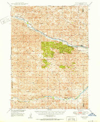 Halsey 1950 topographic map thumbnail