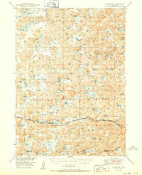 Lakeside 1950 topographic map thumbnail