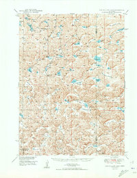 Longfellow Lake topographic map thumbnail