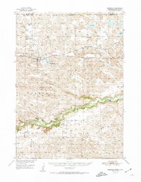 Merriman 1951 topographic map thumbnail