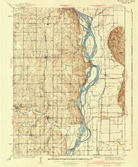 Nehawka 1940 topographic map thumbnail