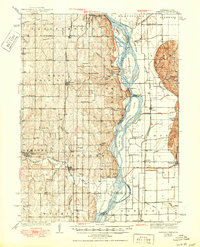 Nehawka 1940 topographic map thumbnail