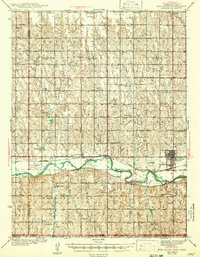 Red Cloud 1942 topographic map thumbnail