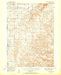 Skunk Lake 1950 topographic map thumbnail