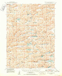Spring Valley 1950 topographic map thumbnail