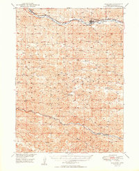 Thedford 1950 topographic map thumbnail