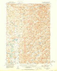 Twin Lakes 1950 topographic map thumbnail