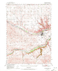 Valentine 1950 topographic map thumbnail
