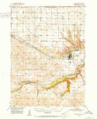 Valentine 1950 topographic map thumbnail