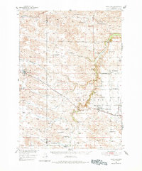 Wolf Lake 1950 topographic map thumbnail