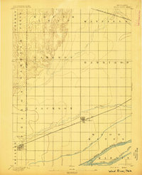 Wood River 1895 topographic map thumbnail