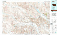 Burwell 1994 topographic map thumbnail