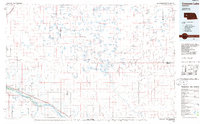 Crescent Lake 1985 topographic map thumbnail