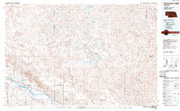 Crescent Lake 1985 topographic map thumbnail