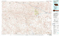 Dismal River 1985 topographic map thumbnail