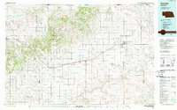 Gordon 1985 topographic map thumbnail