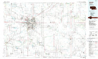 Lincoln 1986 topographic map thumbnail