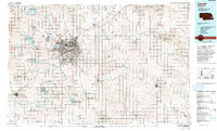 Lincoln 1986 topographic map thumbnail