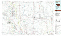 Nebraska City 1985 topographic map thumbnail