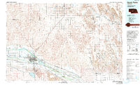 North Platte 1985 topographic map thumbnail