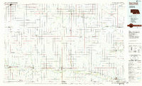 Red Cloud 1985 topographic map thumbnail