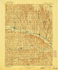 Arapahoe 1898 topographic map thumbnail
