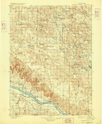 Browns Creek 1899 topographic map thumbnail