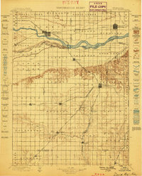 David City 1899 topographic map thumbnail