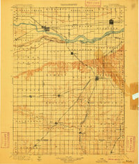 David City 1899 topographic map thumbnail