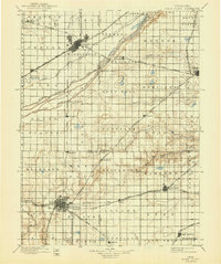 Grand Island 1898 topographic map thumbnail