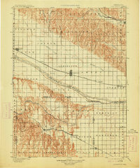 Lexington 1899 topographic map thumbnail