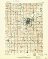 Lincoln 1897 topographic map thumbnail